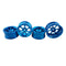 4pcs Alloy Rims Tires RC Car Wheel Tyre for 1/18 WLToys A959-b A969-b A979-b