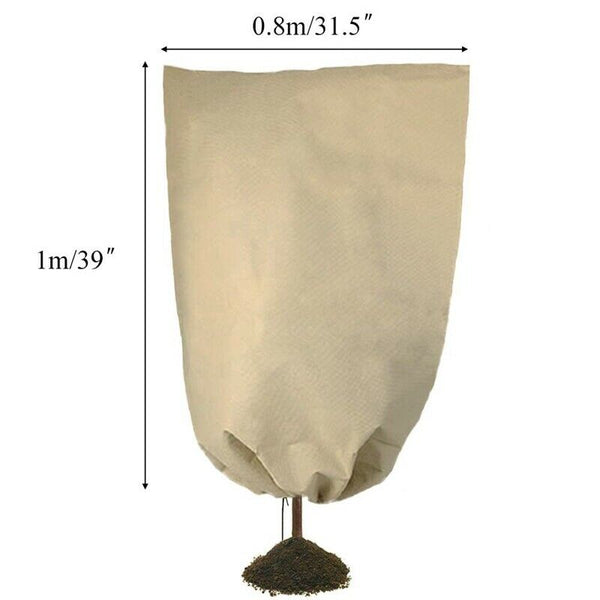 3Pcs Winter Plant Protection Cover Bags Warm Cloth Garden Fabric Protecting N2V8
