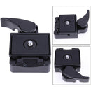 Quick Release Plate Clamp Adapter For Manfrotto 200PL-14 Tripod 7.4 x 5.2 x 2.2