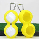 Golf Ball Cover Silicone 8-Shape Sleeve Protective Keyring Sport Accessorie S8D6