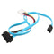 7 Pin SATA Serial ATA to SAS 29 Pin and 4 Pin Power Adapter Connector Cable
