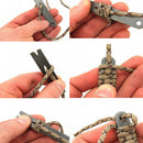 Multi Tool Mini Crank Crowbar Pocket Pry Bar Keychain Survival Scraper Outdoor