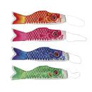 4pcs Koi Nobori Japanese Style Carp Wind Sock Koinobori Hanging Fish Flags Kites