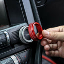 Center Console Volume Tune Knob Cover Ring Trim Interior Accessories for Fo