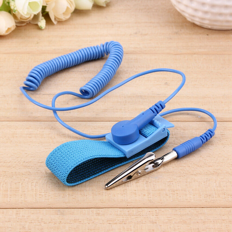 1.8M Wire Anti-Static PVC Wristband with Discharge Cables Wrist Strap