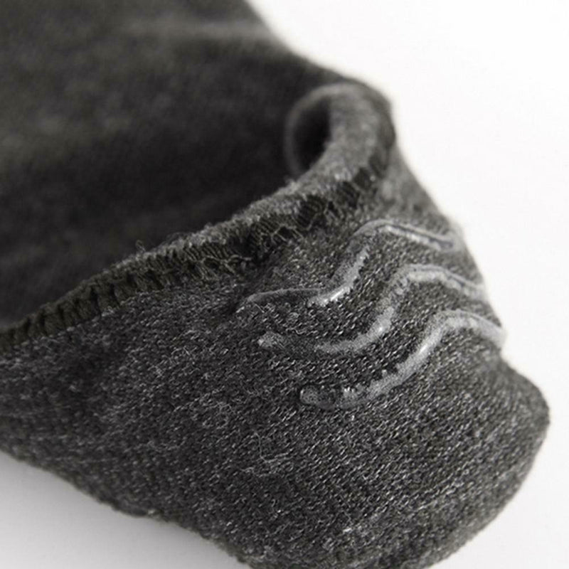 4 Pairs Men Cotton Socks Thin Solid Sports Breathable Non-slip Boat Socks A