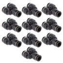 20x OD 6mm&8mm 1/2'' Y Union Pneumatic Push Connector Air Line Fittings New