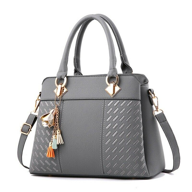 Womens Handbags And Purses Fashion Top Handle Satchel Tote Pu Leather Shoul T4J8