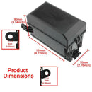 Universal DC 12V Car Marine Automotive 6-Way Relay+ 6-Slot Blade Fuse Holder Box