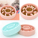2x Pet Dog Food Slow Feeder Pet Cat Anti-Gulping Food