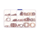 280 Pcs Assorted Copper Washer Gasket Set Flat Ring Seal Assortment Kit M5- N1Q9