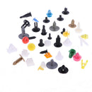 500Pcs Car push pin mixed door trim panel clip fastener bumper rivet retai OZ