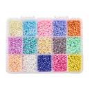 7500pcs 3mm Small Round Glass  Beads DIY Making Bracelet Necklace