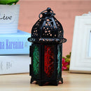 Hanging Moroccan Tea Light Candle Holder Lantern Garden Home Ornament Black
