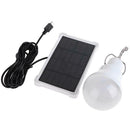 Solar Powered White LED Camping Tent Light Rechargeable Night Lamp Lantern