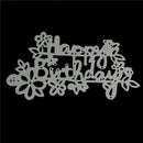 Happy Birthday Shape Metal Cutting Dies for DIY Scrapbooking Album Cards DecorMO