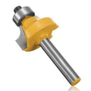 4 Piece 1/2'' 3/8'' 1/4'' 1/8'' Round Over Edge Forming Router Bits - 1/4" Shank