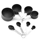 8Pcs/Set Stainless Steel Measuring Cups Spoons Set Dur Kitchen B Tools N4H7 Y4T4