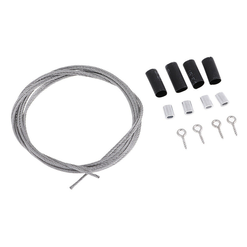 Steel Fixed Rope Retrofit Kit for 1/10 Off-Road Racing Crawler Car Ornament