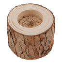 Wooden Tea Light Candle Holders Wood Candlestick Valentines Gift-6cm