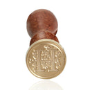 Sealing Wax Classic Initial Wax Seal Stamp Alphabet Letter H Retro Wood A