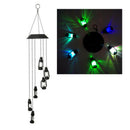 Retro Solar LED Light Color Changing Wind Chimes Home Garden Yard Deco KZP