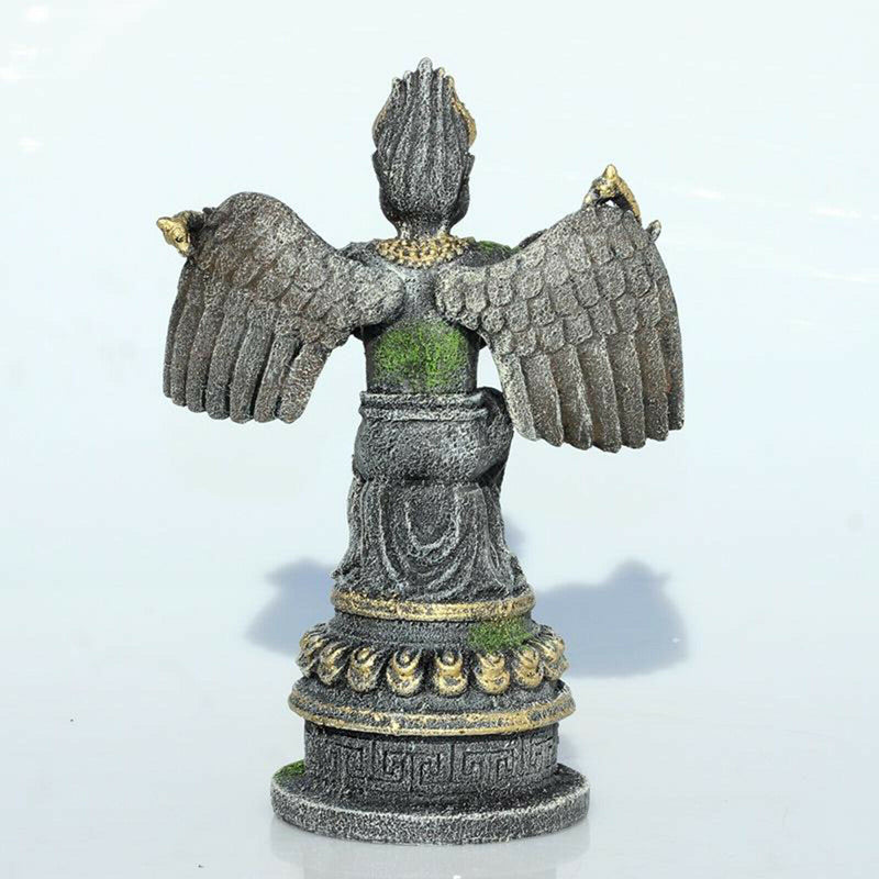 Aquarium Landscaping Fish Tank Decoration Cave Ancient Egyptian Myths Statue