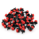 100 x Adjustable Garden Irrigation Misting Micro Flow Water Dropper Head