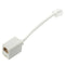 Male to Female 4 Pin RJ11 Plug Telephone Adapter Cable N1G7