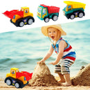 6pcs/Set Mini Cartoon Cars Models Pull Back Engineering Truck Toys Kid Gift