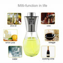 Olive Oil Sprayer,Transparent Food-grade Glass Oil Mister,Portable Cooking  Z1E9