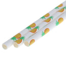 25pcs/lot Pineapple Drinking Paper Straws  Decoration Gift Party Event Supply OZ
