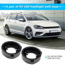 1 Pair H7 LED Headlight Bulb Base Adapters Holders Retainers for Golf MK6