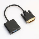 DVI-D 24+1 to VGA HDTV Converter Monitor Cable 1080P for PC Display Card