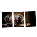 3Pcs Canvas Home Decor Wall Red Wine Art Painting Picture Abstract 40x60cm