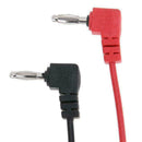Power Supply Test Lead Cable Kit 2 Alligator Clip 2 Plug Kit Hook Banana F4G6