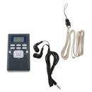 2x Portable Portable FM Digital Radio With Headphones And LCD Display