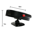 Fog Removal Car Air Heater Demister 12V Hot Warm Fan Defroster (Black) A