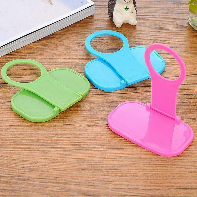 1* Phone Wall Charger Adapter Holder Hanging Stand Hook Foldable Bracket N1Y1