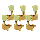6 Pcs Left Right Tuning Key Tuner A250K Audio Volume Tone Pot for Guitar