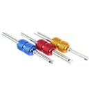 4pcs Double-end Car HVAC Valve Core Removers Changers Removal Tools