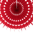 7/set Colorful Paper Honeycomb Fan Lantern Garland Hanging Wedding Decor