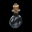 10Pcs Claear Glass Wishing Bottles with Cork Message Weddings Wish Jewelry