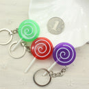 Lollipop Keychain Fashion Candy Food Simulation Pendant Ring Key Chain ES