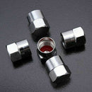 4Pcs Stainless Steel Valve Dust Caps Car Bike Bicycle Tube Valve Tyre Cap N D1C5