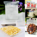 100X Plastic Zip Lock Bags 4MIL Clear Plastic Bag Reclosable Small U4I7 Bag B9C4