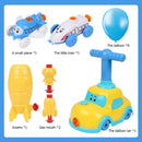 Children Inertial Balloon-Powered Car Toys Kindergarten Educational Puzzle