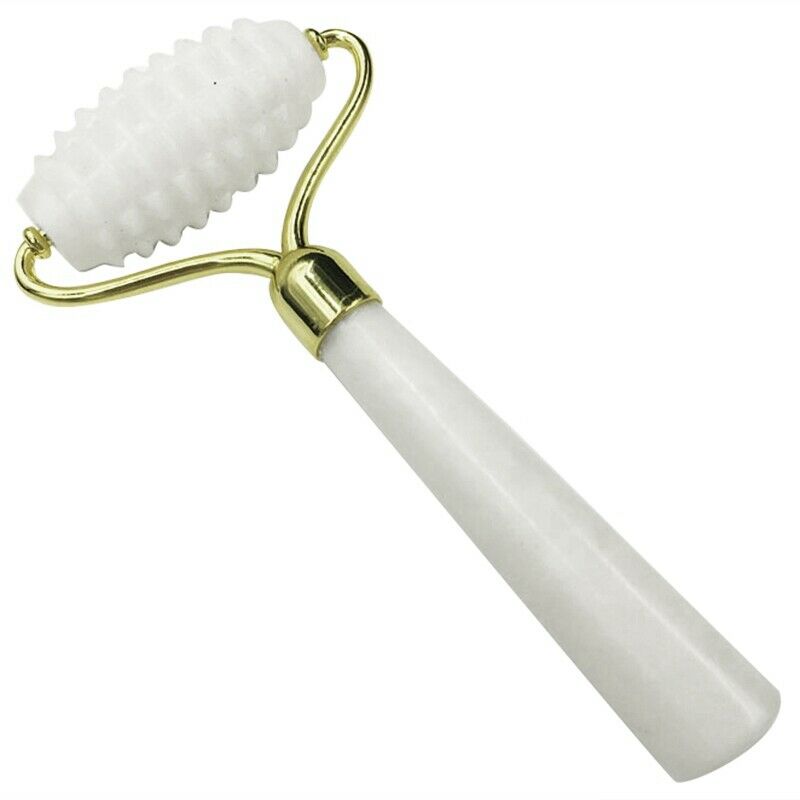 Random 3 Colour Jade Stone Needle Derma Face Arms Neck Massage Roller Ancie Q9D8