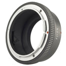 Black Adapter ring for FD FL lenses to Fujifilm Fuji FX X-Pro1 frame Camera