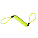 Motorcycle Security Alarm Disc Lock Spring Yellow Reminder Cable 150cm Hot